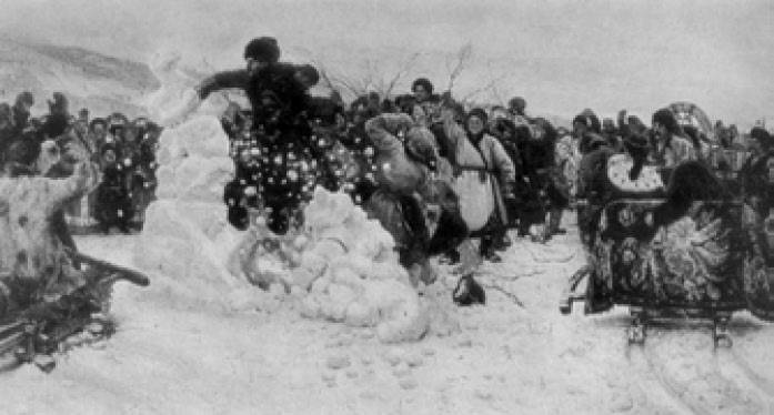 В. И. Суриков. Взятие снежного городка В. И. Суриков. Взятие снежного городка